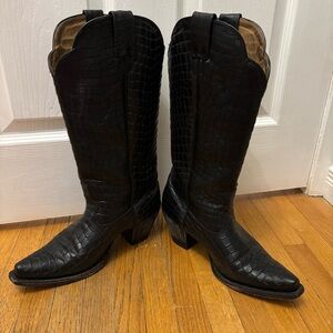 Beautiful Strut Black Western Boots